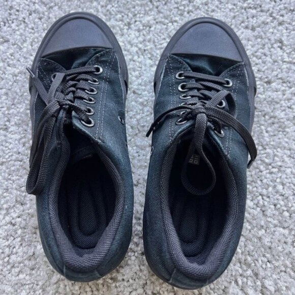 Uniqlo Women's Canvas Slip-On Shoes - Converse Style - Black - Size 36 - Picture 3 of 10